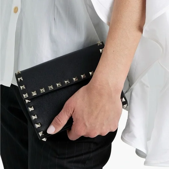 NWT VALENTINO GARAVANI Rockstud leather shoulder bag - Picture 5 of 13